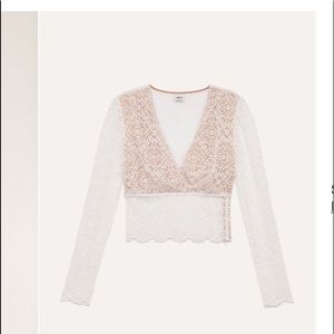Aritzia lace shirt (I’m selling it in black)